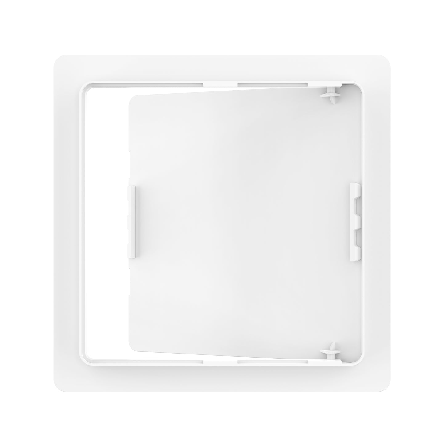 12" x 12" White Heavy-Duty Plastic Access Panel for Drywall: Premium Wall Hole Cover & Plumbing Panel