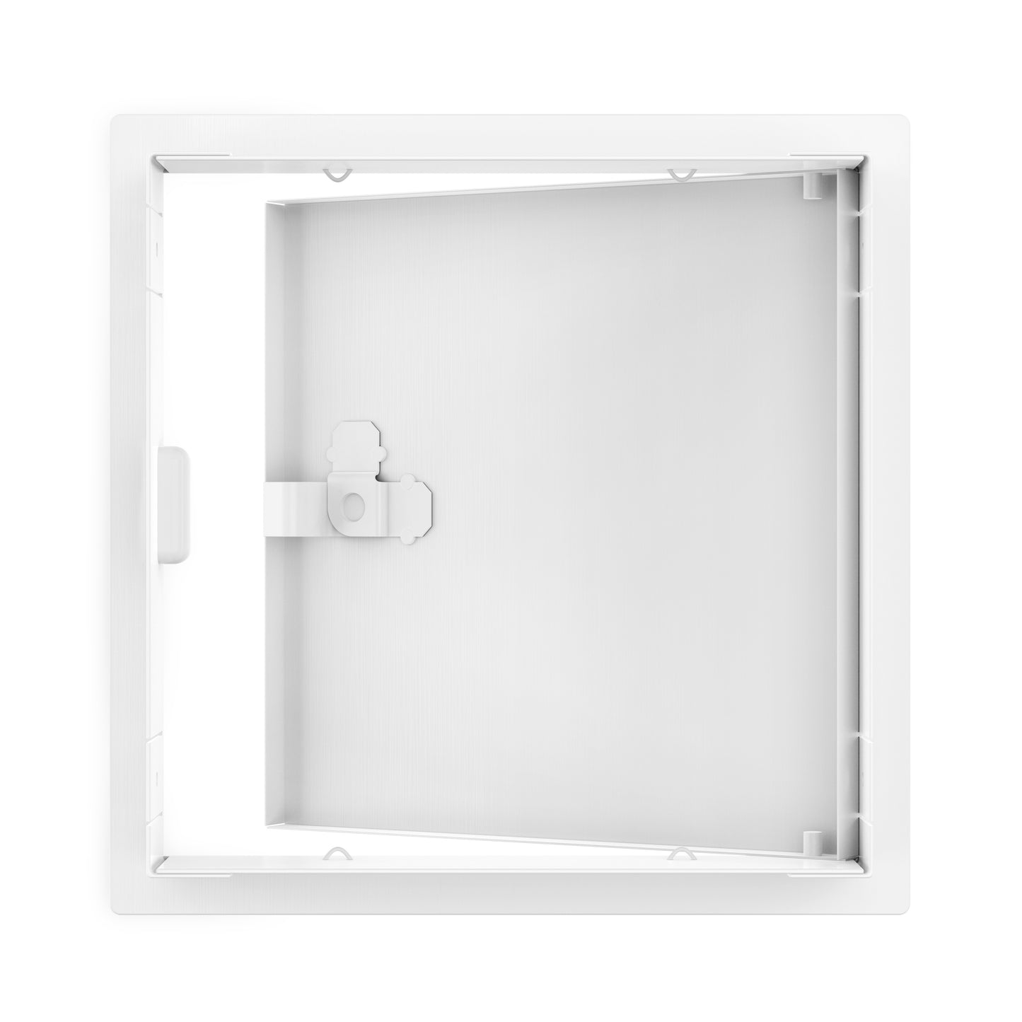 12" x 12" White Powder-Coated Steel Metal Access Panel: Sleek Flush Mount for Drywall