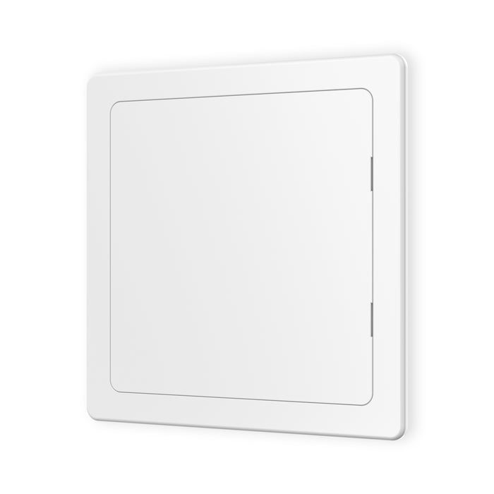 10" x 10" White Heavy-Duty Plastic Access Panel for Drywall: Premium Wall Hole Cover & Plumbing Panel