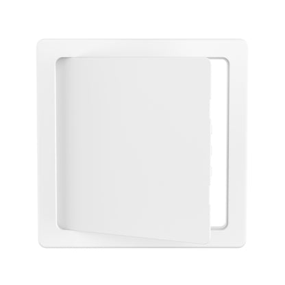 8 x 8 Inch White Heavy-Duty Plastic Access Panel for Drywall: Premium Wall Hole Cover & Plumbing Panel