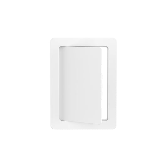 4 x 6 Inch White Heavy-Duty Plastic Access Panel for Drywall: Premium Wall Hole Cover & Plumbing Panel