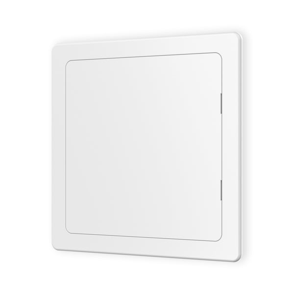 10" x 10" White Heavy-Duty Plastic Access Panel for Drywall: Premium Wall Hole Cover & Plumbing Panel