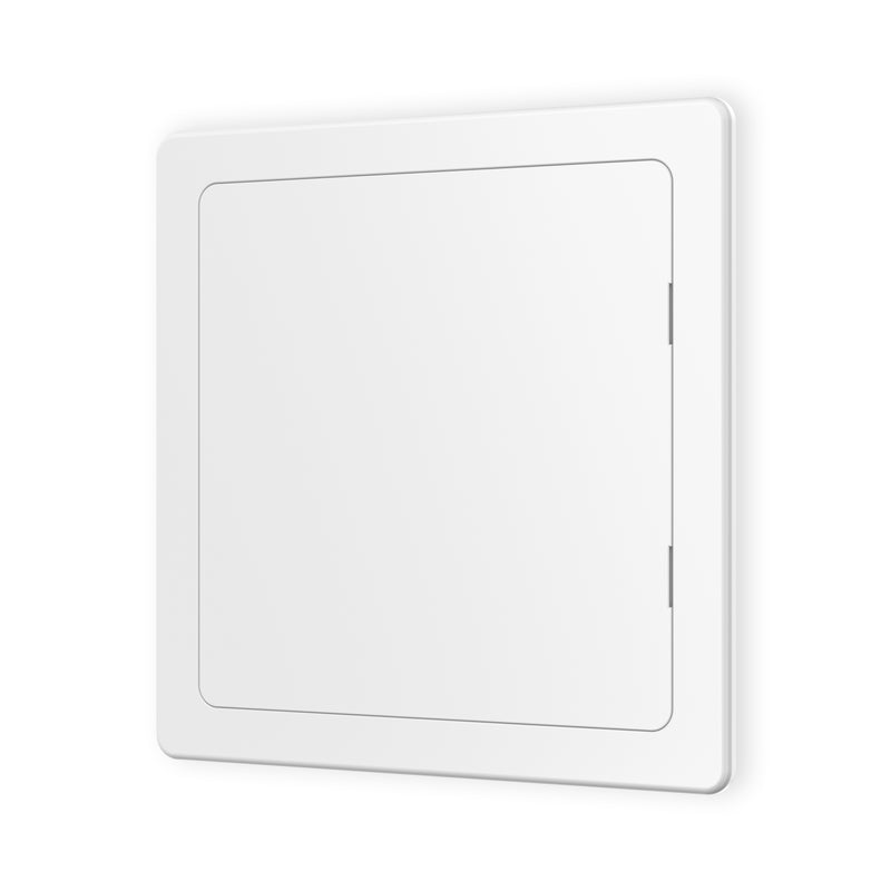 10" x 10" White Heavy-Duty Plastic Access Panel for Drywall: Premium Wall Hole Cover & Plumbing Panel